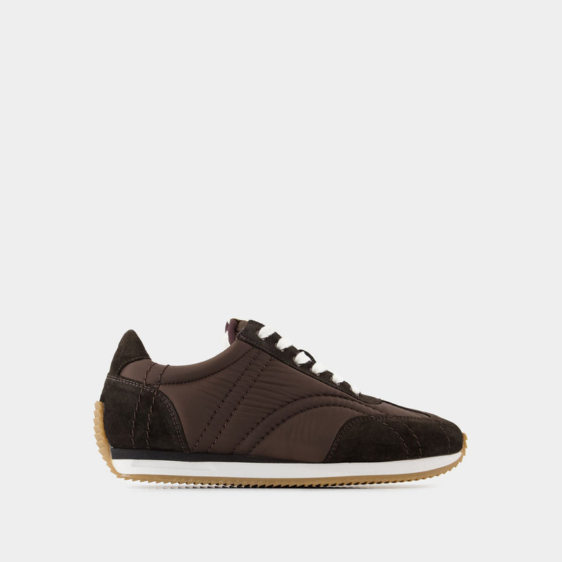 Sneakers Sport - TOTEME - Cuir - Marron