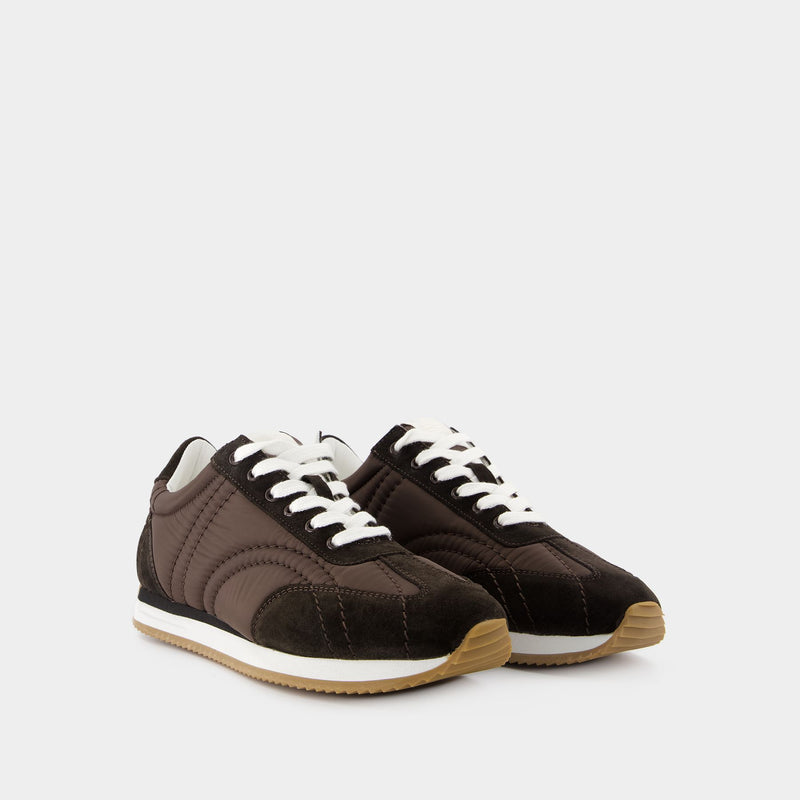 Sneakers Sport - TOTEME - Cuir - Marron