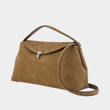 Sac À Main T-Lock Top Handle - TOTEME - Cuir - Marron