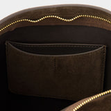 Sac Porté Épaule Scooped Sling - TOTEME - Cuir - Marron