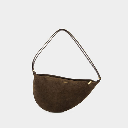 Sac Porté Épaule Scooped Sling - TOTEME - Cuir - Marron