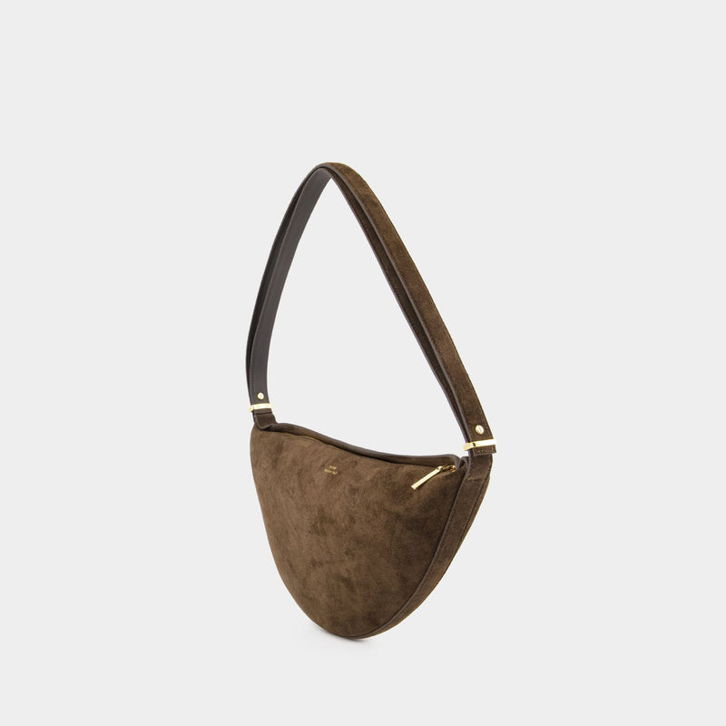 Sac Porté Épaule Scooped Sling - TOTEME - Cuir - Marron