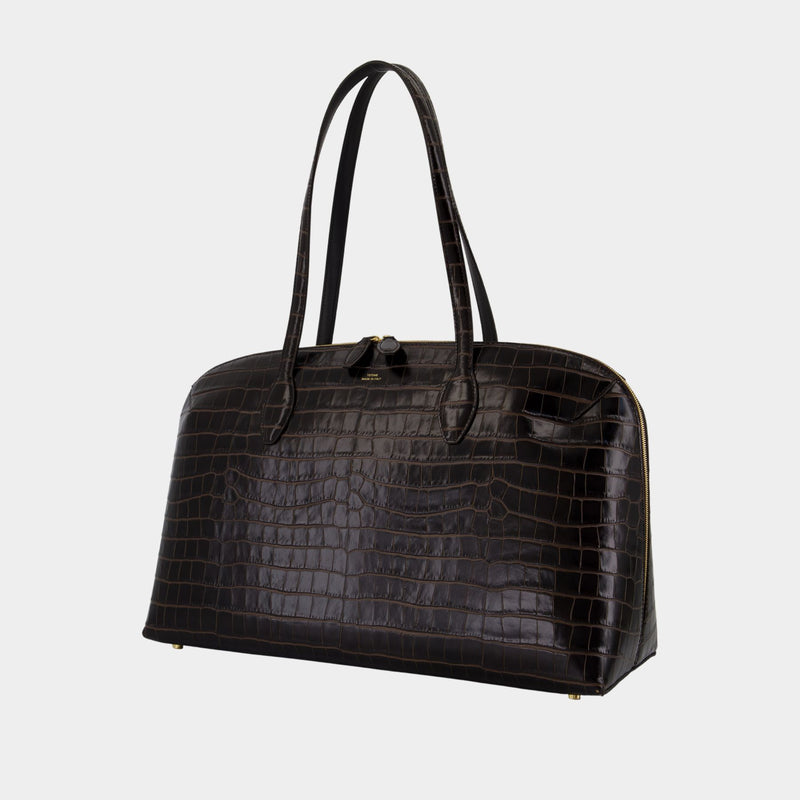 Cabas Day - TOTEME - Cuir - Marron