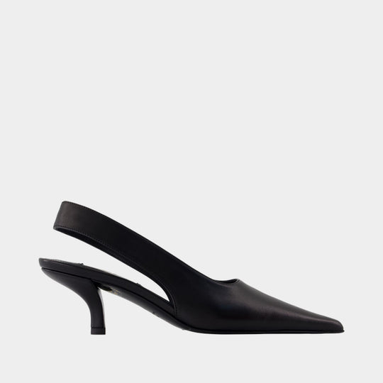 Slingbacks - TOTEME - Cuir - Noir