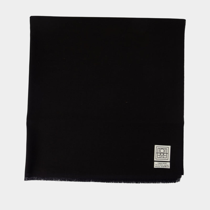 Écharpe - TOTEME - Laine - Noir