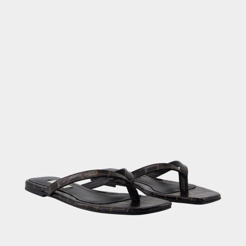 Sandales - TOTEME - Cuir - Marron