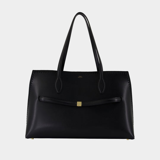 Cabas Lounge - TOTEME - Cuir - Noir