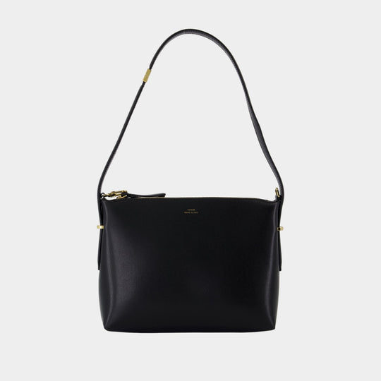 Sac À Main Scoop Wristlet - TOTEME - Cuir - Noir