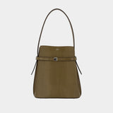 Sac À Main Belted - TOTEME - Cuir - Vert