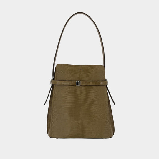 Sac À Main Belted - TOTEME - Cuir - Vert