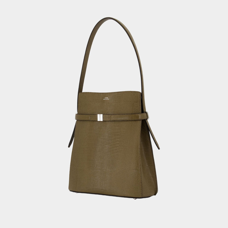 Sac À Main Belted - TOTEME - Cuir - Vert