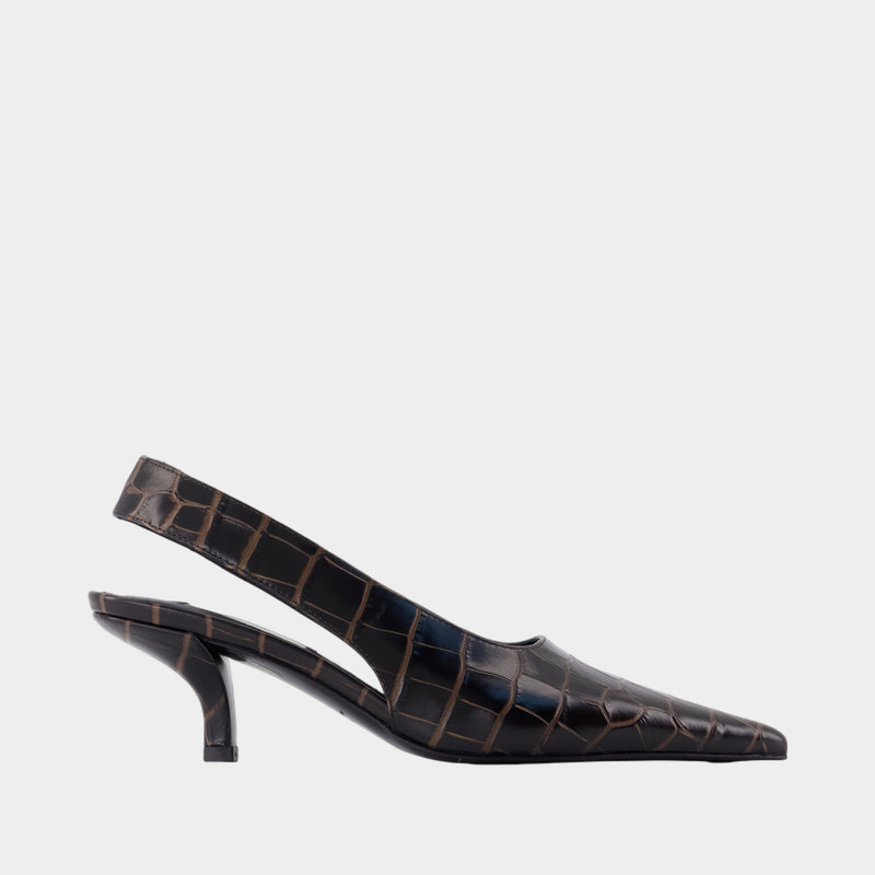 Sandales Classique - TOTEME - Cuir - Marron