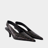 Sandales Classique - TOTEME - Cuir - Marron