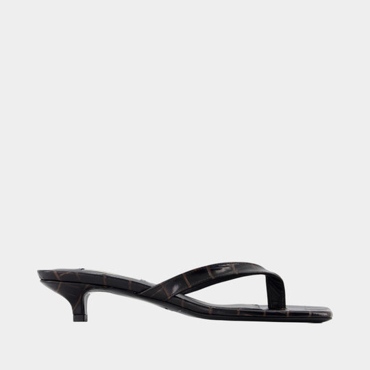 Sandales - TOTEME - Cuir - Marron