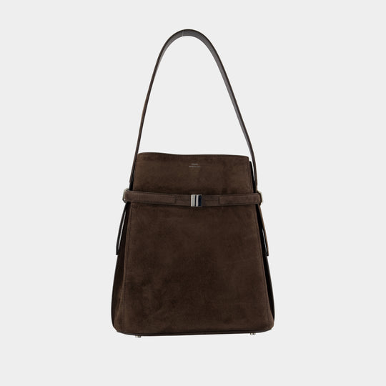 Sac À Main Belted - TOTEME - Cuir - Marron