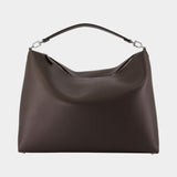 Cabas Scoop - TOTEME - Cuir - Marron
