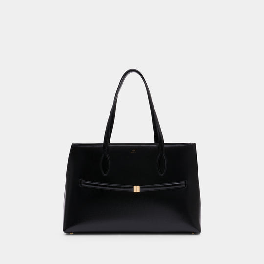 Cabas Naplack Lounge - TOTEME - Cuir - Noir