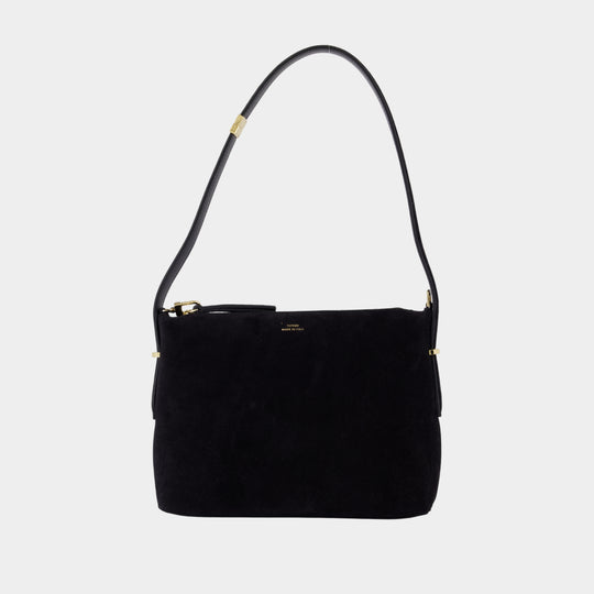 Sac À Main Scoop Wristlet - TOTEME - Cuir - Noir