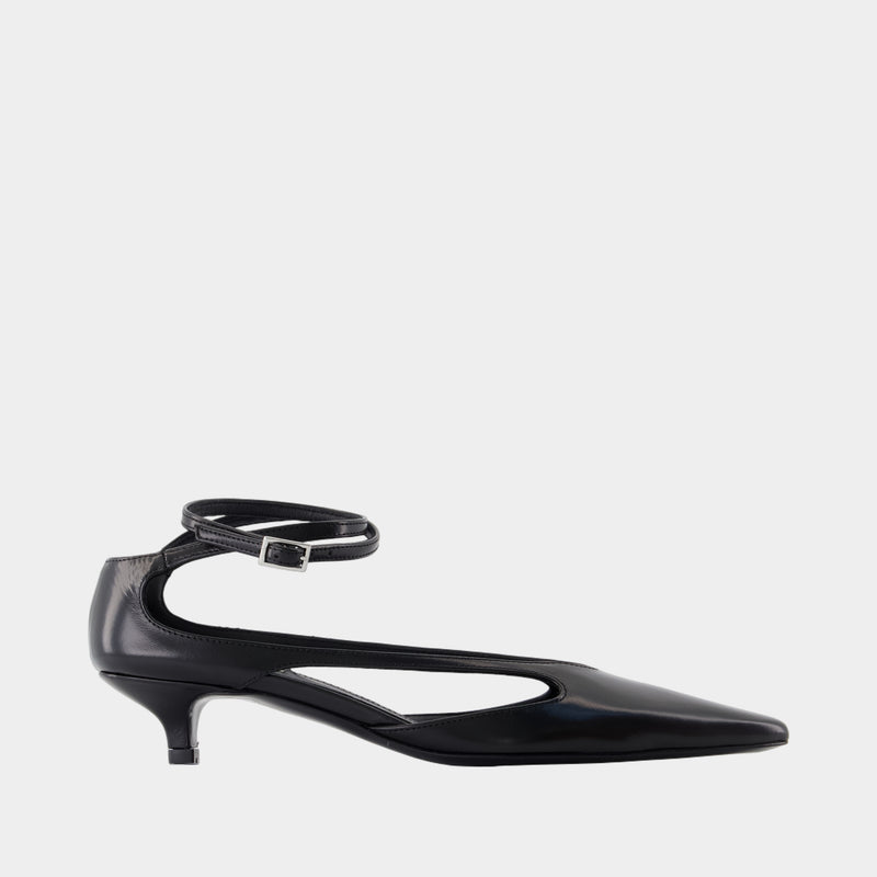 Escarpins Kitten - TOTEME - Cuir - Noir