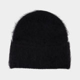 Bonnet Alpaca - TOTEME - Laine - Noir