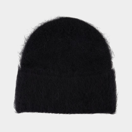 Bonnet Alpaca - TOTEME - Laine - Noir