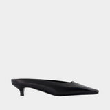 Escarpins Square Kitten - TOTEME - Cuir - Noir