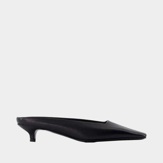 Escarpins Square Kitten - TOTEME - Cuir - Noir