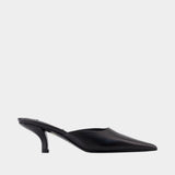 Sandales Sharp - TOTEME - Cuir - Noir