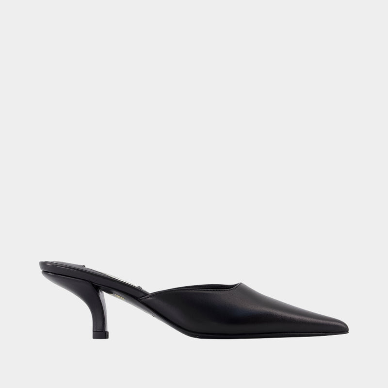 Sandales Sharp - TOTEME - Cuir - Noir