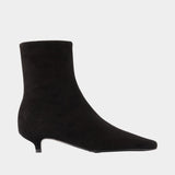 Bottines Slim - TOTEME - Cuir - Noir