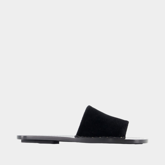 Sandales Studded - TOTEME - Cuir - Noir