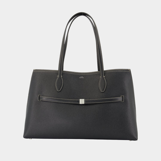Cabas Lounge - TOTEME - Cuir - Noir