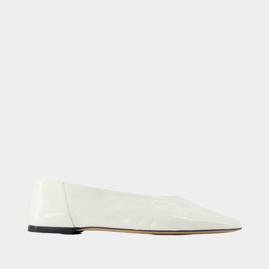 Ballerines Slip - TOTEME - Cuir - Blanc
