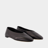Ballerines Slip - TOTEME - Cuir - Noir