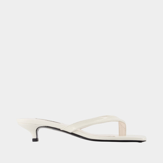 Sandales - TOTEME - Cuir - Blanc