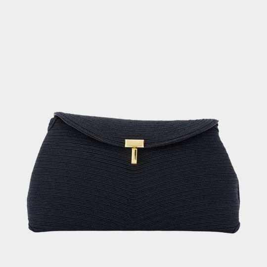Pochette T-Lock Rope - TOTEME - Toile - Noir