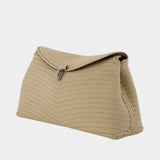 Pochette T-Lock Rope - TOTEME - Toile - Beige