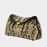 Pochette Mini T-Lock Paisley - TOTEME - Synthétique - Noir