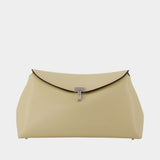 Pochette T-Lock - TOTEME - Cuir - Ivoire