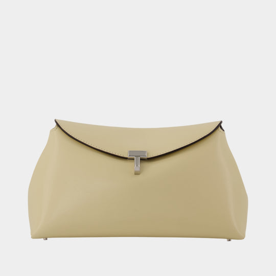 Pochette T-Lock - TOTEME - Cuir - Ivoire