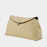 Pochette T-Lock - TOTEME - Cuir - Ivoire