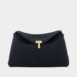 Pochette Mini T-Lock Rope - TOTEME - Toile - Noir
