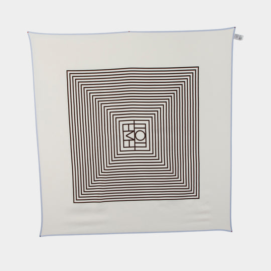 Écharpe Centered Monogramme - TOTEME - Soie - Multi