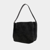 Cabas Medium Belted - TOTEME - Cuir - Noir