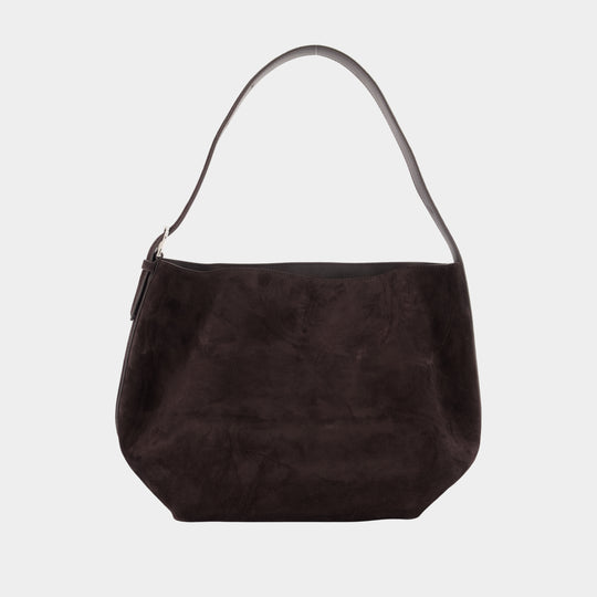 Cabas Medium Belted - TOTEME - Cuir - Marron