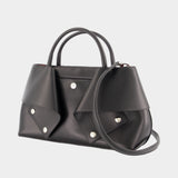 Cabas Small Mercer - TOTEME - Cuir - Noir