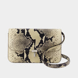 Sac À Bandoulière T-Lock Python - TOTEME - Cuir - Multi