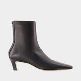 Bottines Mid Heel - TOTEME - Cuir - Noir
