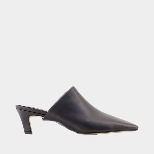 Mules - TOTEME - Cuir - Noir