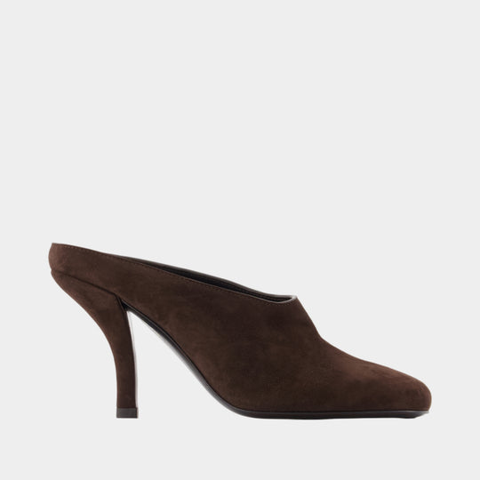 Mules Contour - TOTEME - Cuir - Marron